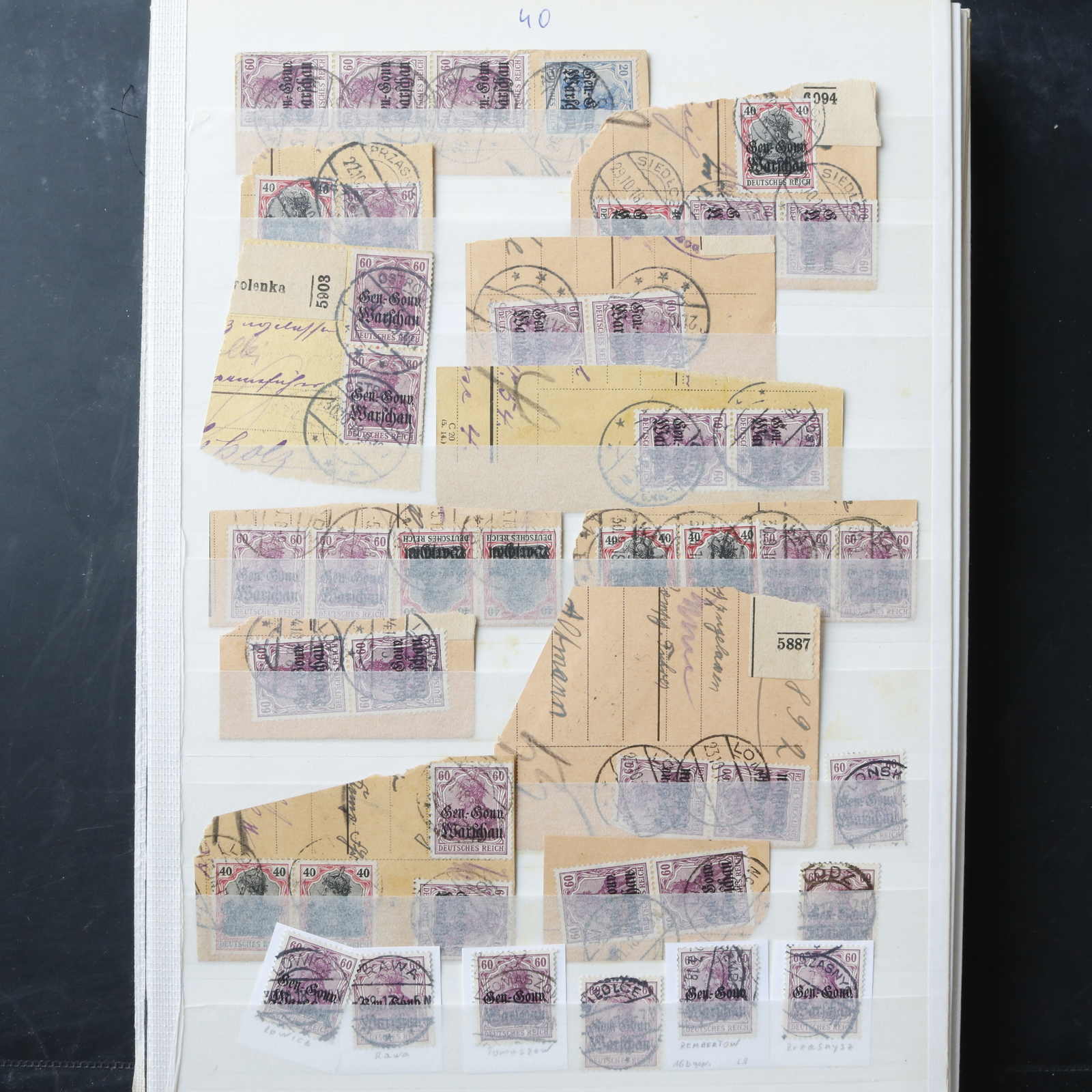 Lot 1586 - COLLECTIONS & ACCUMULATIONS Besetzung I. WK -  Auktionshaus Schlegel 26 Public Auction