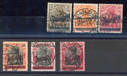 1920, 2-80 Pfg. kleiner Innendienst, kompletter Satz gestempelt, 2½ ...