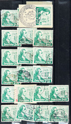 BERLIN: 1949, 10 bis 30 Pfg. 200. Geburtstag von J.W. von Goethe, ...