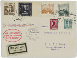 982506: Zeppelin, Zeppelinpost LZ 127, Deutschlandfahrten 1930
