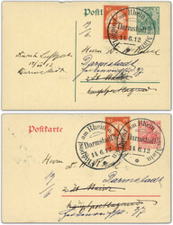 981010: Zeppelin, Zeppelinpost vor WW-I, Rhein-Main