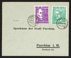 1370020: SBZ Mecklenburg Vorpommern - Briefe Posten