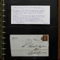 GROSSBRITANNIEN: 1844/96 ca., Briefealbum mit 71 Briefen, Postkarten ...