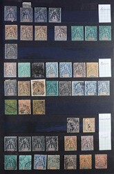 7128: Collections and Lots French Colonies - Postage due stamps