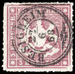 100: Germania - Stati de Wurttemberg