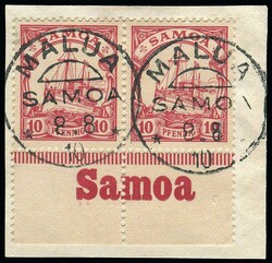 230: Deutsche Kolonien Samoa - Stempel