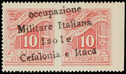 3295: Ionian Islands Kefalonia and Ithaka - Postage due stamps