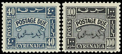 2350: Cyrenaica - Postage due stamps
