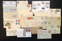 FRANKREICH: 1860/2006 ca., Karton mit rund 280 Briefen, Karten sowie ...