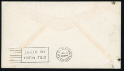 1934/35, BYRD ANTARCTIC EXPEDITION, 3 Briefe mit versch. Stempeln von ...