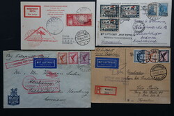 7690: Sammlungen und Posten Zeppelin und Luftpost - Sammlungen