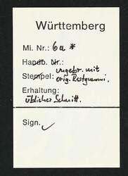 1857, 1 Kr. Wappen (rötlich)braun, ungebraucht mit Restgummi, ...