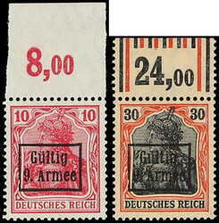 425: Deutsche Besetzung I. WK Rumänien 9.Armee - Sammlungen