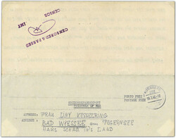 724: Kriegsgefangenenlagerpost - Besonderheiten