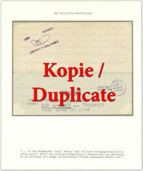 1946, DER NÜRNBERGER PROZESS, handschriftlich verfasster ...