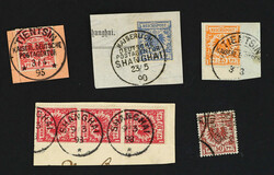DEUTSCHE AUSLANDSPOST CHINA VORLÄUFER: 1890/98, Krone/Adler, kl. ...