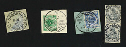 DEUTSCHE AUSLANDSPOST CHINA MITLÄUFER: 1998/1902, Krone/Adler, ...