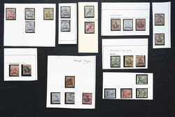 DEUTSCHE AUSLANDSPOSTÄMTER: 1890/1917, umfangreicher Posten Briefe ...