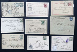 DEUTSCHE KOLONIEN: 1894/1917, kleiner Posten Briefe und Ganzsachen, ...