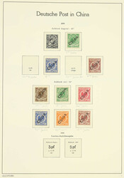 DEUTSCHE AUSLANDSPOST CHINA: 1898/1919, postfrische Sammlung, in den ...