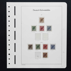 DEUTSCH SÜDWESTAFRIKA: 1897/1919, ungebrauchte Sammlung, in den ...