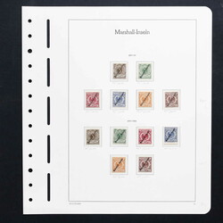 MARSHALL-INSELN: 1897/1919, ungebrauchte Sammlung, in den ...