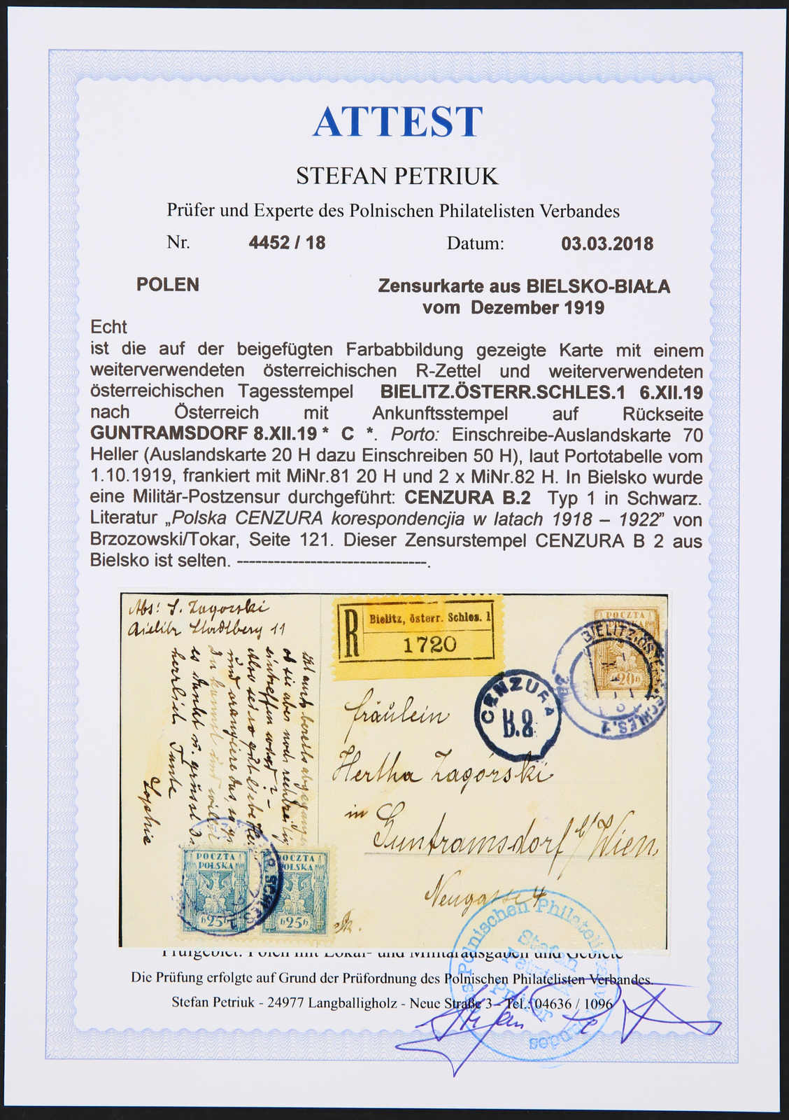 Image 1 for lot number 2772 for 37th Schlegel Auktionshaus Auction