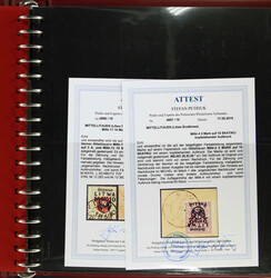 4455: Central Lithuania - Postage due stamps