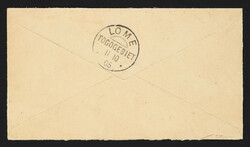 1905, eingehender Brief (Ganzsache mit Zusatzfrankatur) von "ACCRA ...