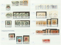 7015: Collections et oriental de la haute-Silésie - Obligatory tax stamps