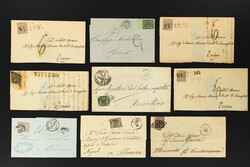 3360: Papal States - Covers bulk lot