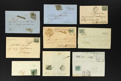 3360: Papal States - Covers bulk lot