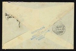 1915, registered cover sent from Grado to Switzerland bearing pair 25 ...