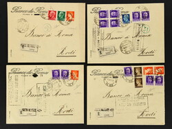 1545200: Aegean Islands German-Italian Administration - Covers bulk lot