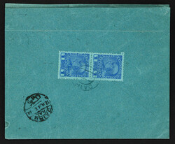 1914, registered cover sent from Caifa Austrian Levant post office to ...
