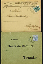 4875010: Palästina Österreichische Levante Postämter - Briefe Posten