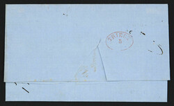 1868, entire letter sent from Rodos to Triest showing very clear ...