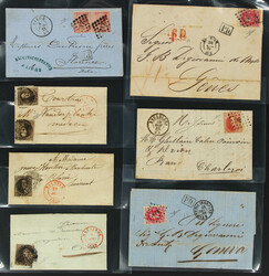 1810: Belgium - Covers bulk lot