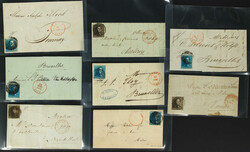 1810: Belgium - Covers bulk lot