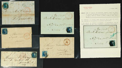 1810: Belgium - Covers bulk lot