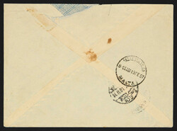 1907, single franking cover sent from Bingazi to Alessandria/Egypt ...