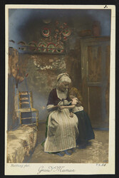 1906, picture postcard bearing 10 bani single franking sent to Fiume, ...