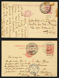 6355025: Türkei Italienische Postämter - Ganzsachen