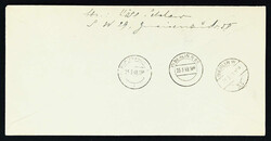 1949, 10, 15 und 60 Pfg. Rotaufdruck mit 15x 1 Pfg. Bauten I auf ...