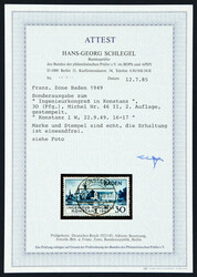 1949, 30 Pfg. Ingenieurkongress in Konstanz der zweiten Auflage ...