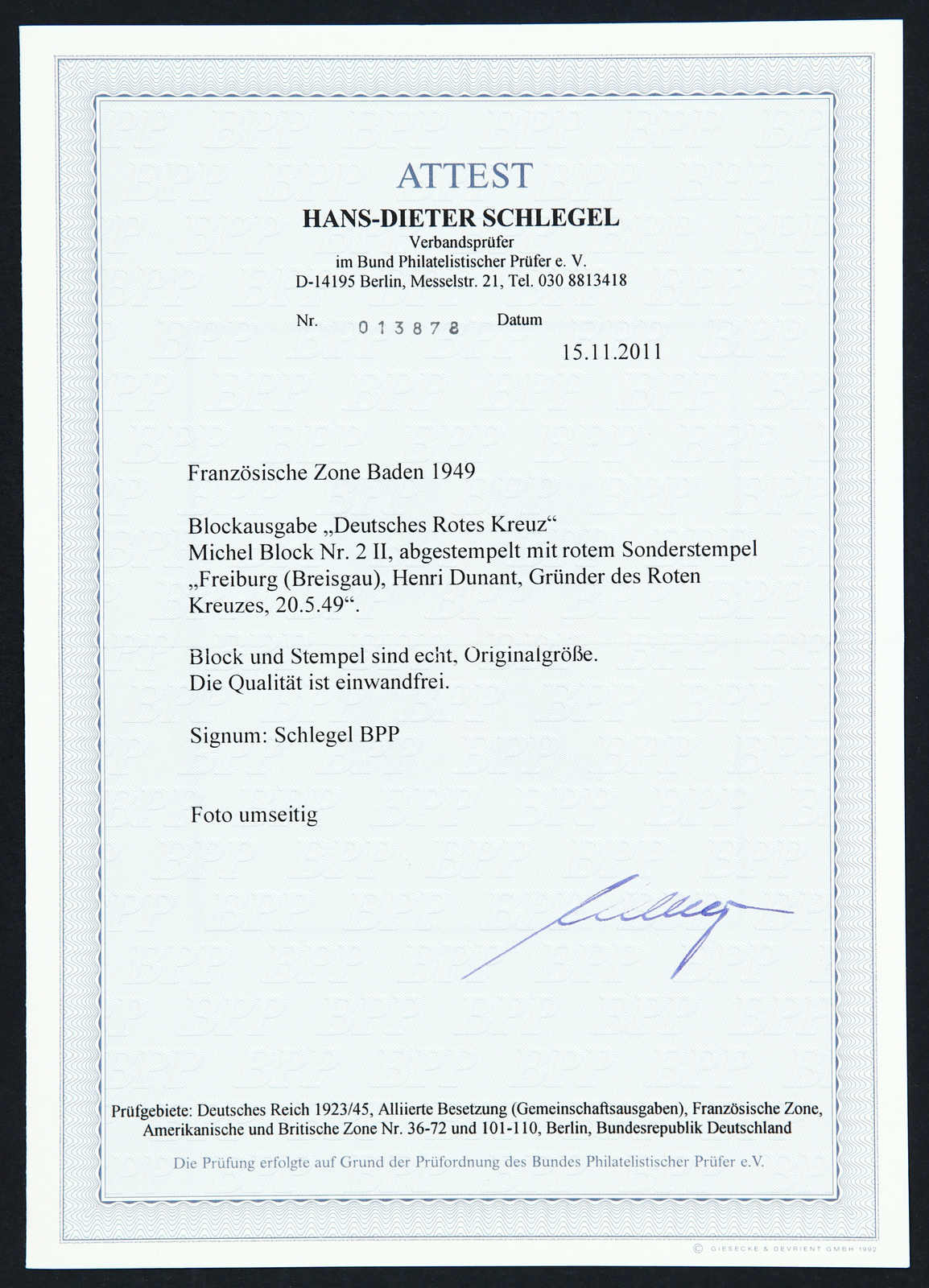 Image 1 for lot number 5401 for 37th Schlegel Auktionshaus Auction