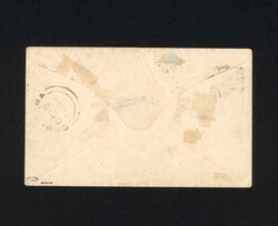 1856, 4 C. mattblau als Einzelfrankatur auf Brief, aufgegeben ...