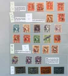 GUATEMALA: 1871/1937, gemischte Sammlung auf Steckseiten, ...