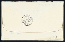 1925, 15 Rp. Flugpost auf Flugpostbrief mit 20 Rp. von Liechtenstein ...