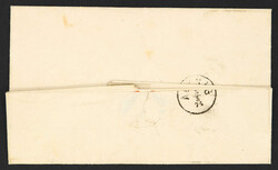 1869, 3 Kr. rosa auf vollständigem Brief mit dem ...